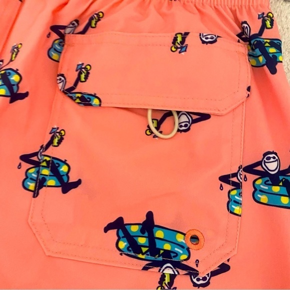 LIFE IS GOOD Mens Coral Jake Pool Party Swimming Trunks Size Small UPF 50+ NWT - Picture 6 of 7
